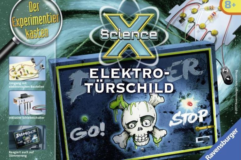 ScienceX Mini „Elektro-Türschild“