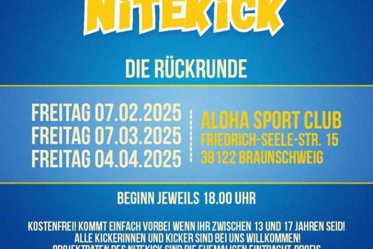 „Nitekick“ für Jugendliche startet Anfang Februar