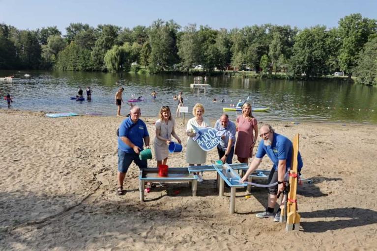 Neuer Wasserspielplatz im Kennel-Bad eingeweiht