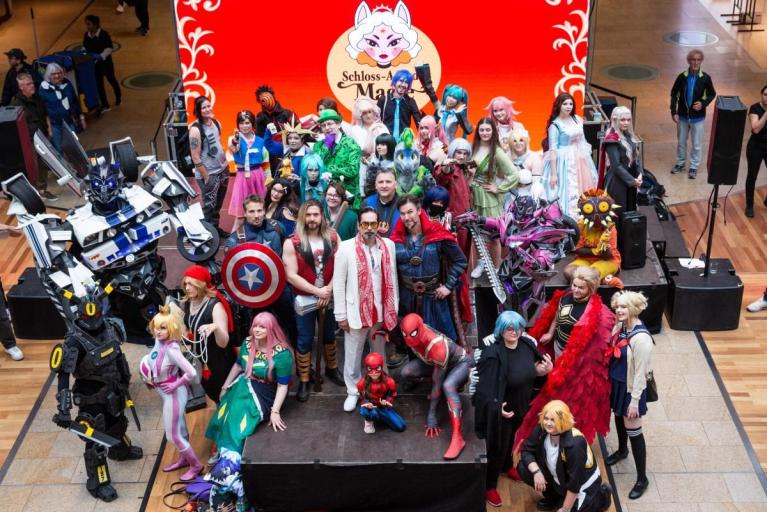 Cosplay in den Schlossarkaden