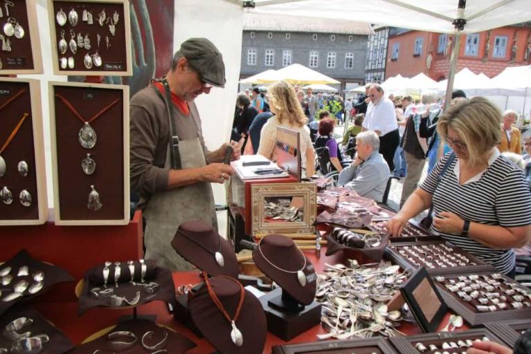 Goslarer Kunsthandwerkermarkt am 2. und 3. August