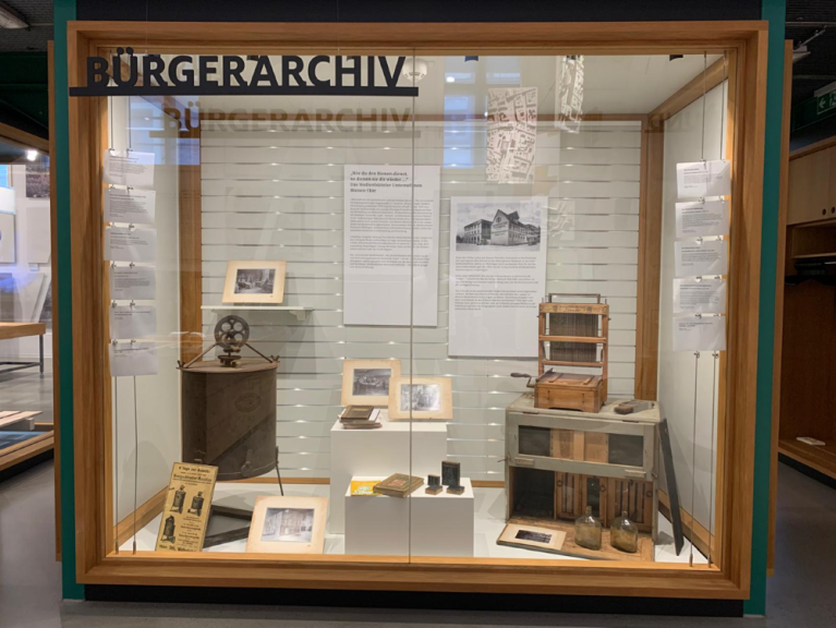 Vitrine Bürger