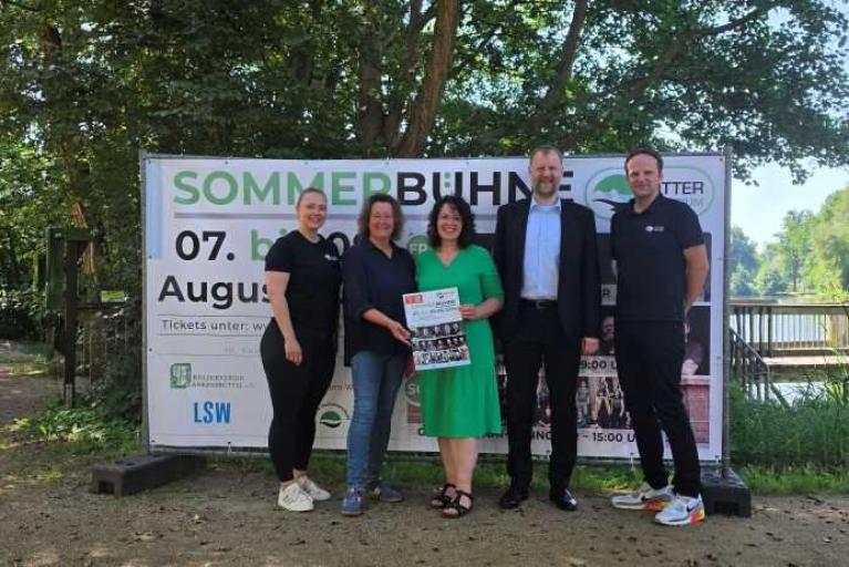 Sommerbühne im OTTER-ZENTRUM