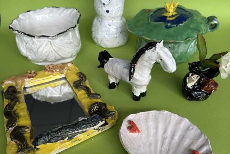 Eröffnung Ausstellung mit Jugendkunstschule buntich