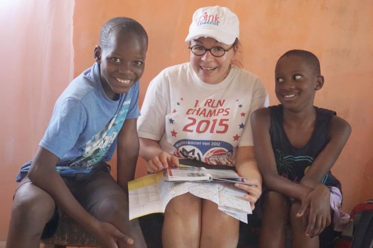 Marion Thomsen in Afrika