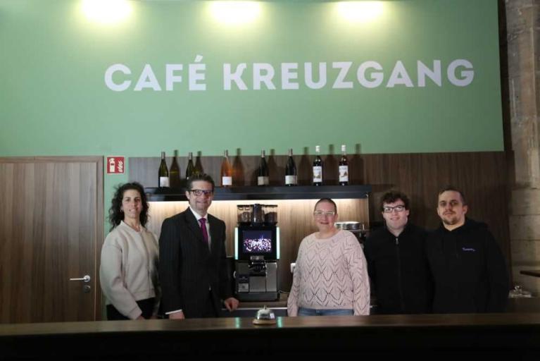 Eine neue Kaffeemaschine für die Baristas mit Handicap
