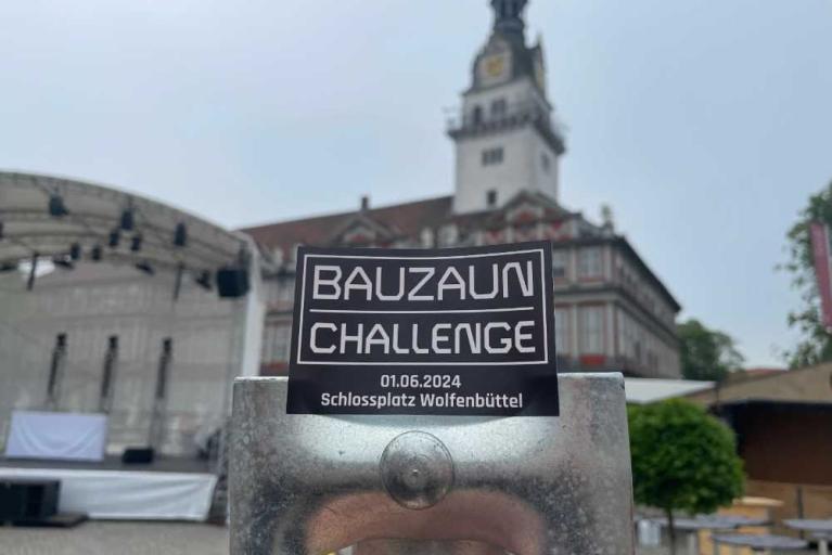 Bauzaun Challenge in Wolfenbüttel
