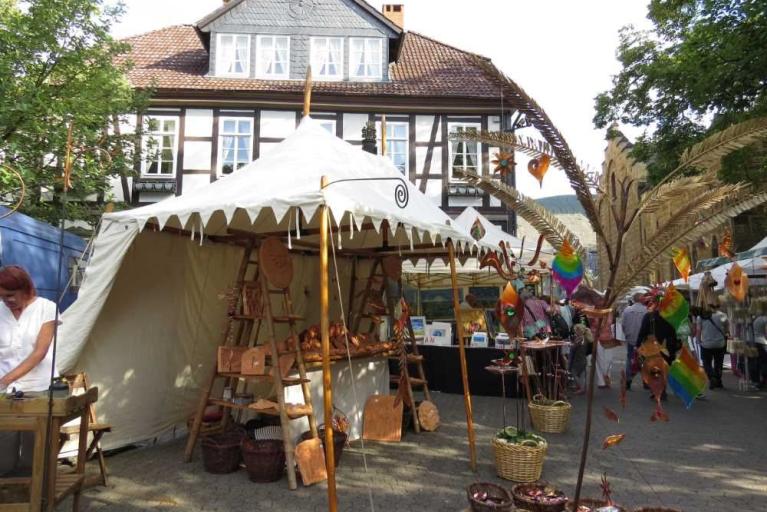 Kreative Angebote beim Goslarer Kunsthandwerkermarkt