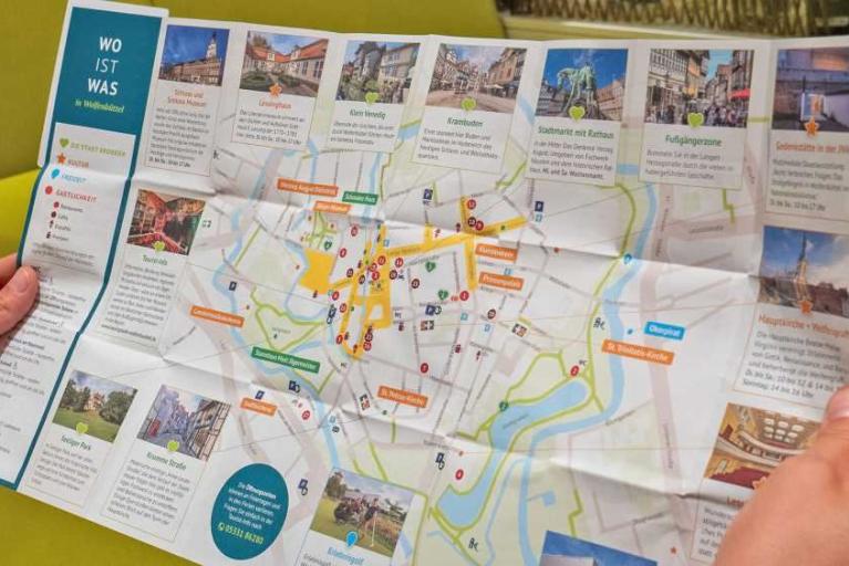 Stadtplan für die Hostentasche