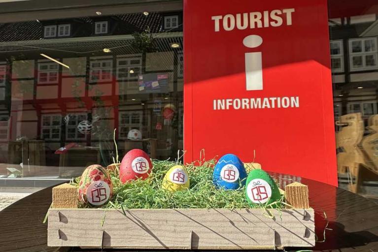 Osteraktion in der Touristinfo