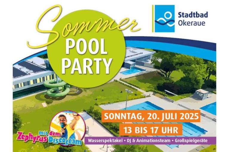 Sommer-Pool-Party im Stadtbad Okeraue