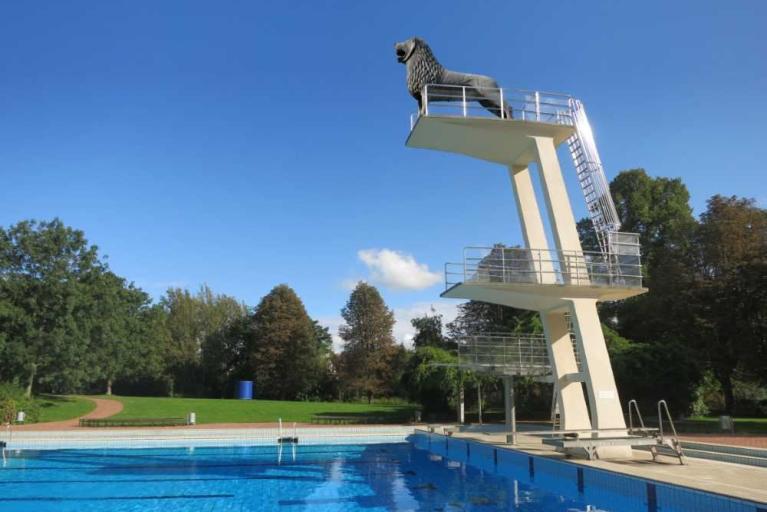 Ende der Freibadsaison im Freibad Bürgerpark