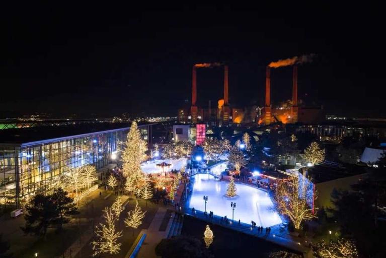 Winterzauber in der Autostadt