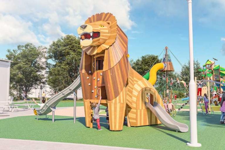 Ein Löwenspielplatz für Braunschweig und die Region
