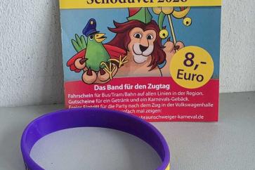 Schoduvel-Bändchen gilt als Fahrschein