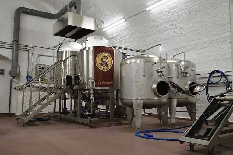 Das Sudhaus: Herzstück der Brauerei im Rebenpark.