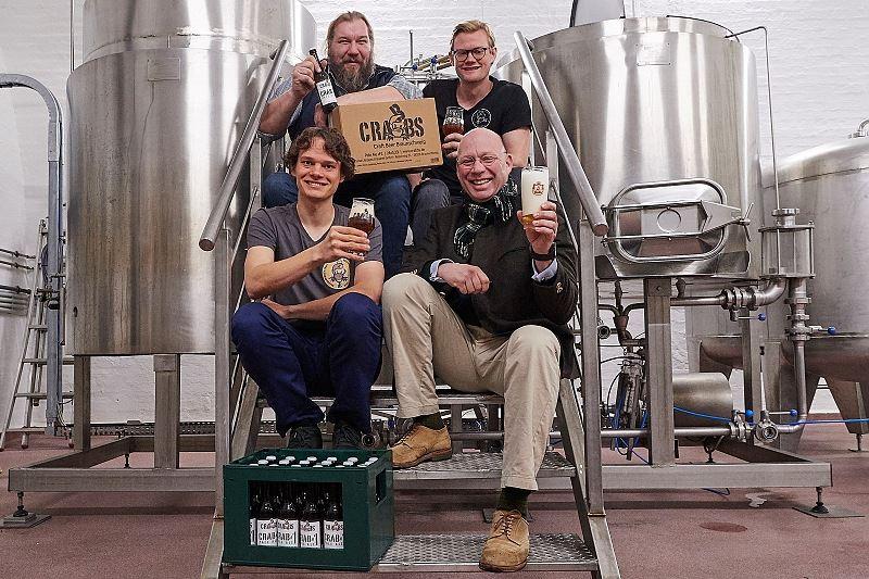 Das Gründer-Quartett: Stefan Speit, Paul Briesemeister (v.l.n.r. oben), Max Juraschek und Alexander Zahn.