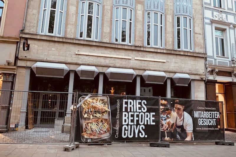 Am 7. Juni eröffenet das Frittenwerk am Kohlmarkt.