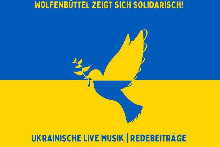 Wolfenbüttel zeigt sich der Ukraine Solidarisch