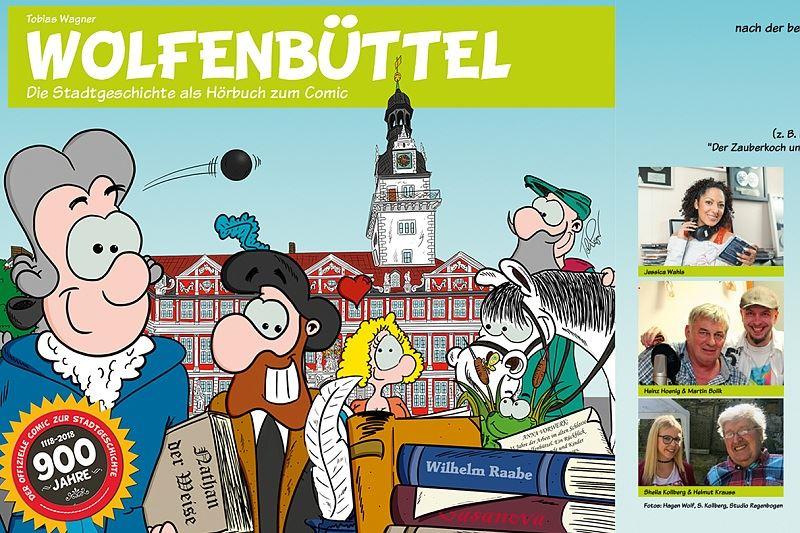 Cover des Wolfenbüttel-Comic Hörbuches.