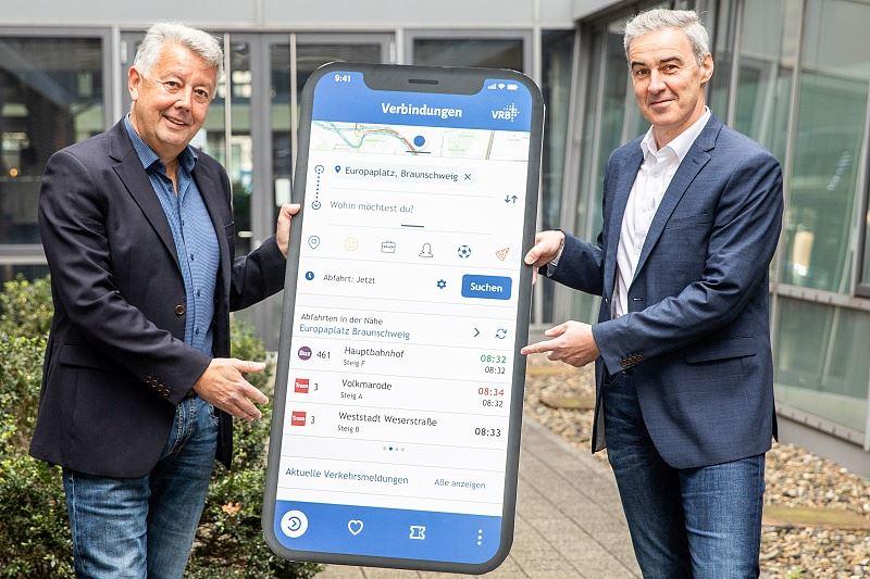 Stellten die neue VRB-App vor: Geschäftsführer Jörg Reincke (l.) und Ralf Sygusch.