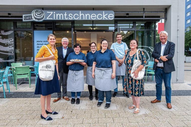 Inklusives Café Zimtschnecke eröffnet