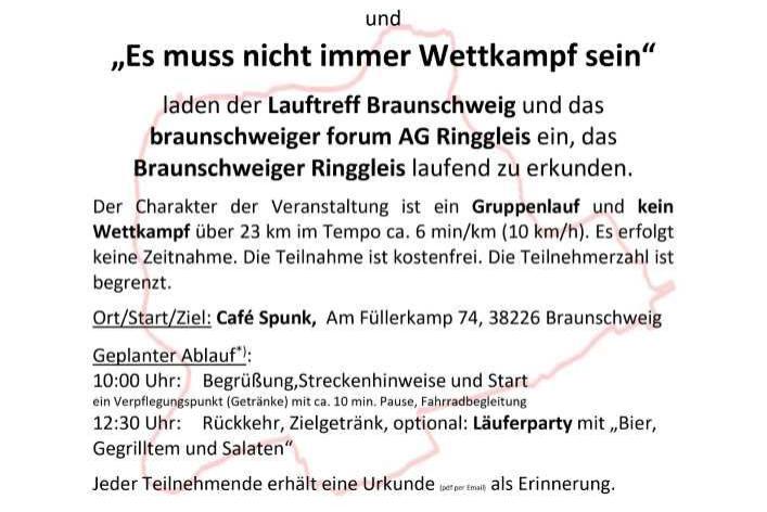 Braunschweigs 4. geführter Ringgleislauf