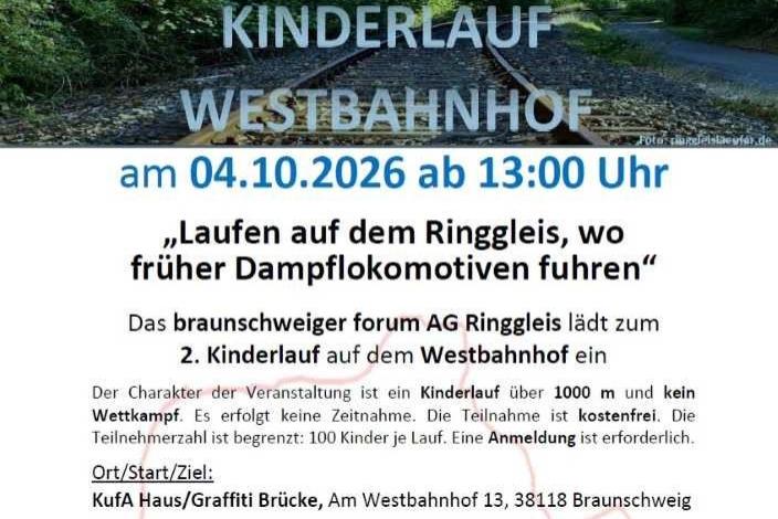 2. Kinderlauf am Westbahnhof Braunschweig