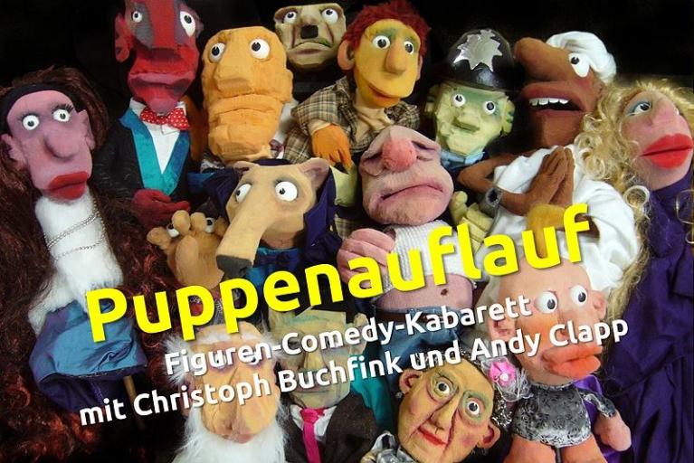 „Puppenauflauf“ Figuren-Comedy-Kabarett  an der Dankeskirche