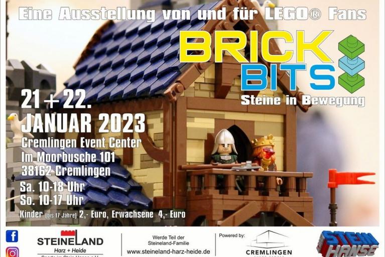 LEGO® Fanausstellung BrickBits 2023 - Steine in Bewegung