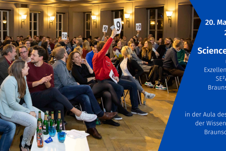 Erster Science Slam in 2022 in Präsenz