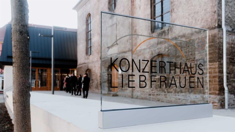 Konzerthaus Liebfrauen Wernigerode Eingangsschild