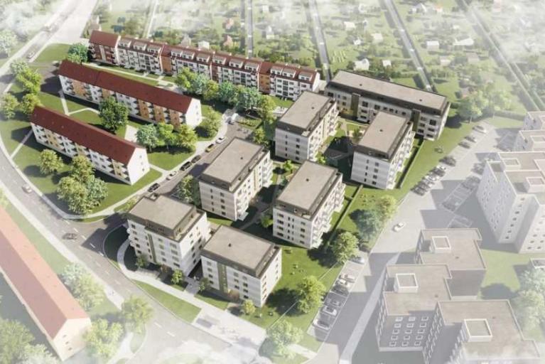 Wiederaufbau schafft 102 bezahlbare Neubauwohnungen