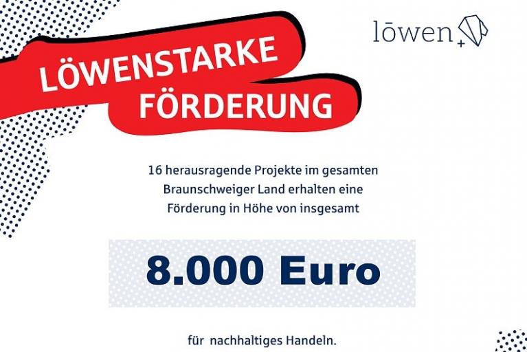 28.000 Euro für nachhaltige Projekte aus den Löwen+ Fonds der BLSK