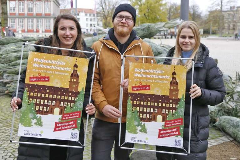 Wolfenbütteler Weihnachtsmarkt auf dem Schlossplatz
