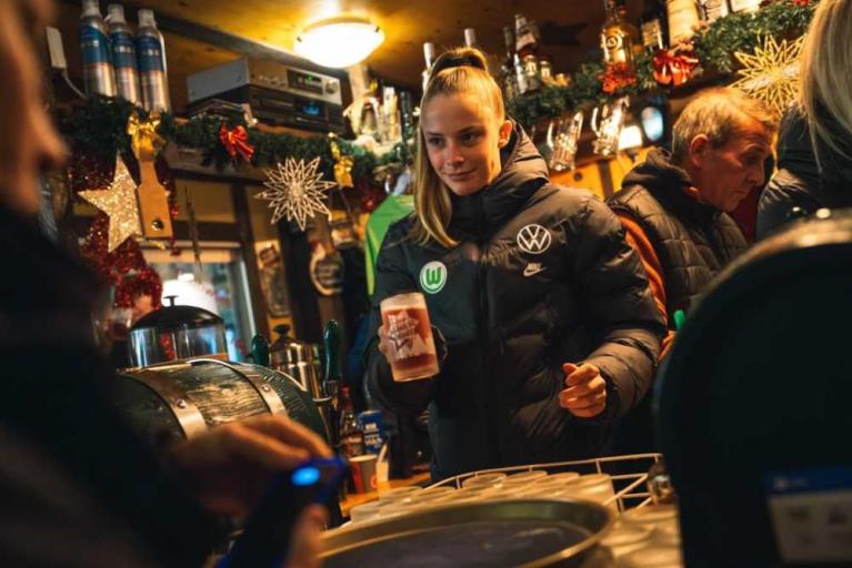 VfL auf dem Wolfsburger Weihnachtsmarkt