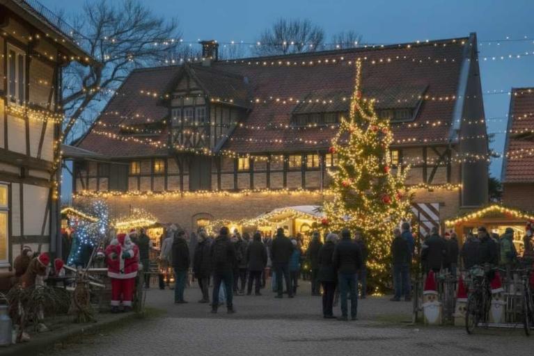 Weihnachtszauber im Biergarten "Zum schwankenden Ritter"