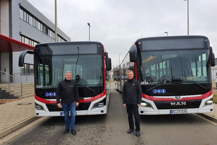 BSVG nimmt nach und nach 17 neue Busse in Betrieb